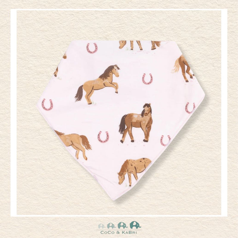 Angel Dear: Pink Horses - Bandana Bib, CoCo & KaBri Children's Boutique