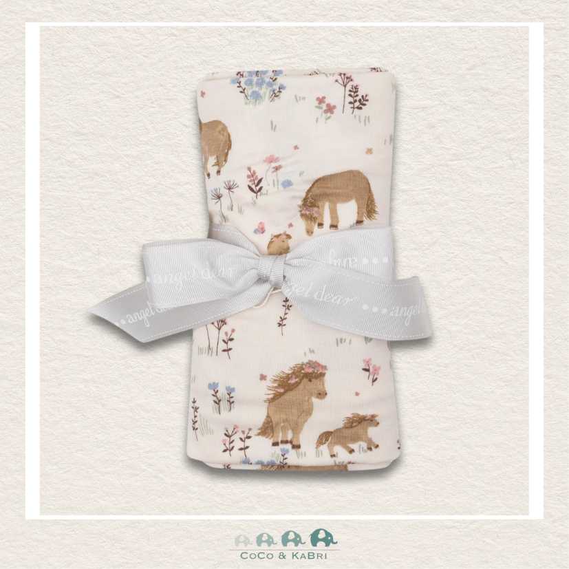 Angel Dear Pretty Ponies - Swaddle Blanket, CoCo & KaBri Children's Boutique