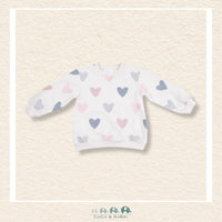 Angel Dear: Puffy Hearts Overside Sweatshirt & Legging Set, CoCo & KaBri Children's Boutique