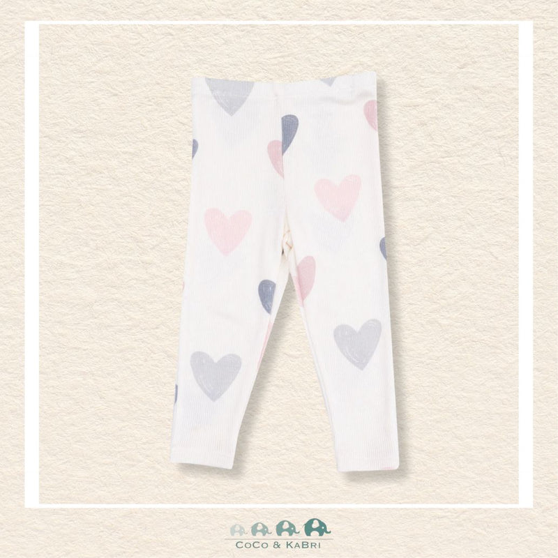 Angel Dear: Puffy Hearts Overside Sweatshirt & Legging Set, CoCo & KaBri Children's Boutique