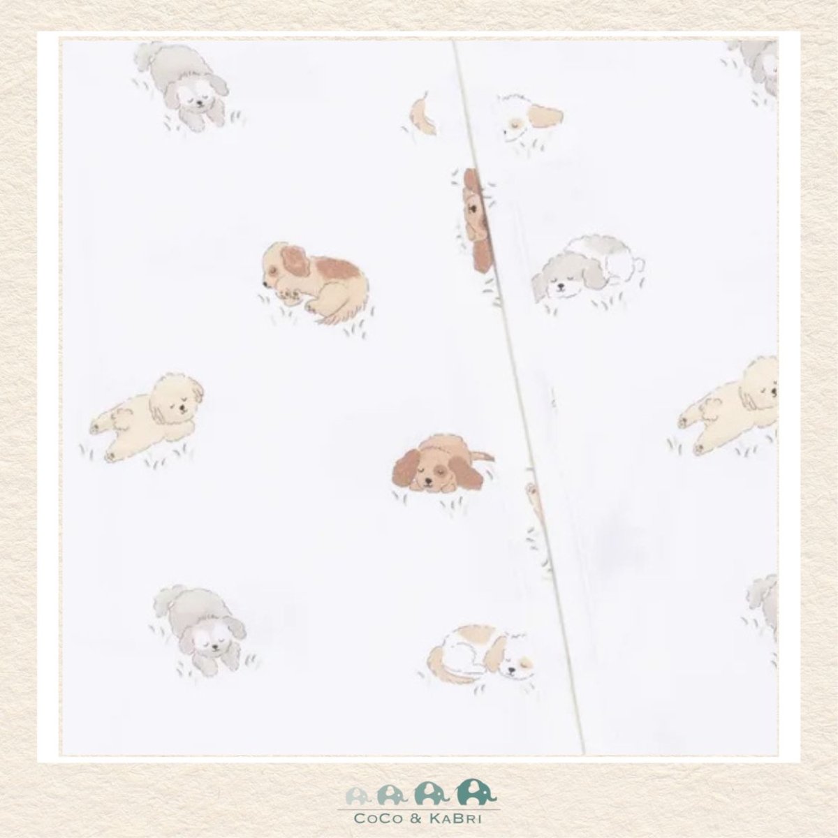 Angel Dear: Puppy Snuggle Club - 2 Way Zipper Footie, CoCo & KaBri Children's Boutique, Brooks Alberta Canada