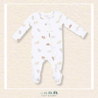 Angel Dear: Puppy Snuggle Club - 2 Way Zipper Footie, CoCo & KaBri Children's Boutique, Brooks Alberta Canada
