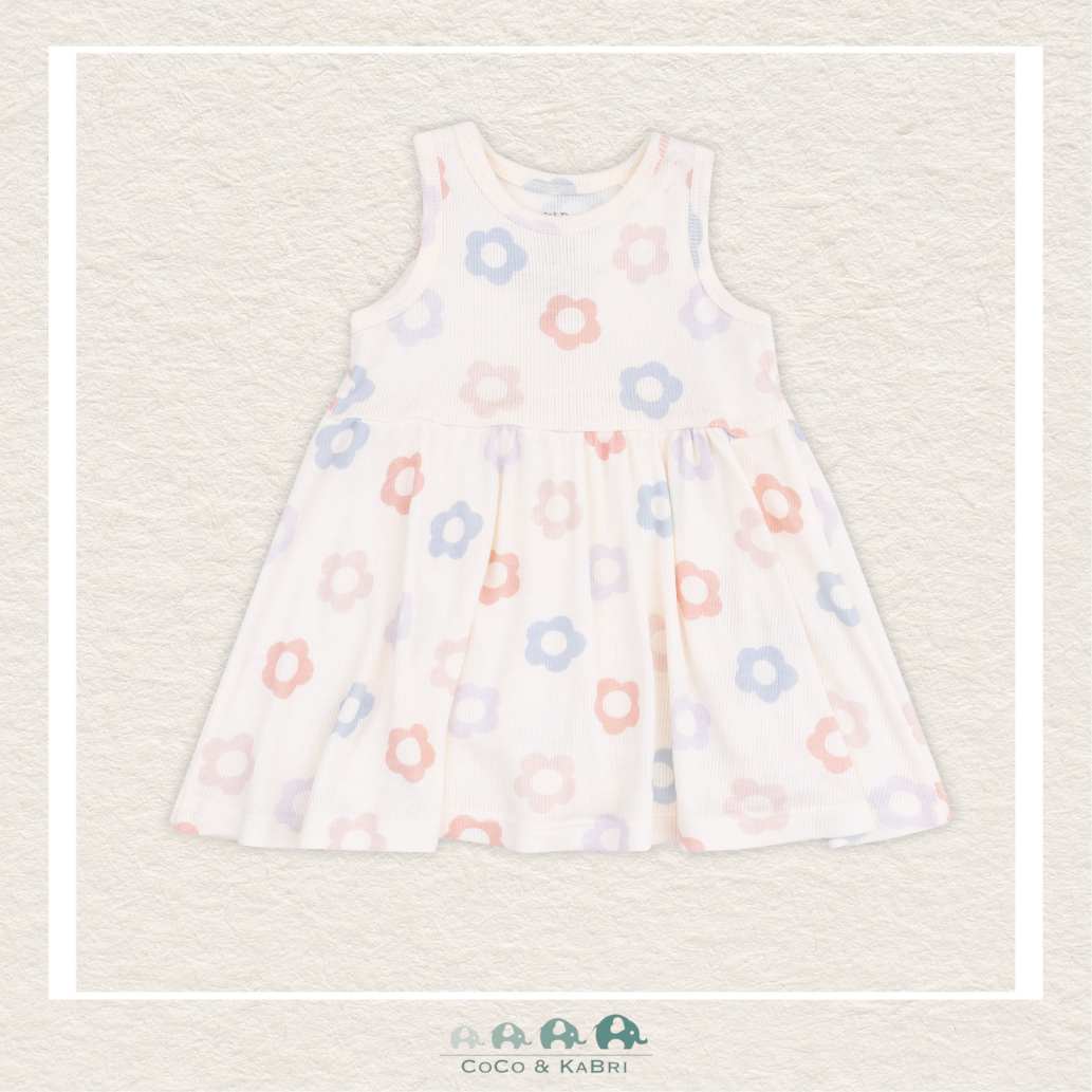 Angel Dear: Ribbed Modal Daisy Pop Tank Dress And Bloomer, CoCo & KaBri Children's Boutique