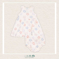 Angel Dear: Ribbed Modal Daisy Pop Tank Dress And Bloomer, CoCo & KaBri Children's Boutique