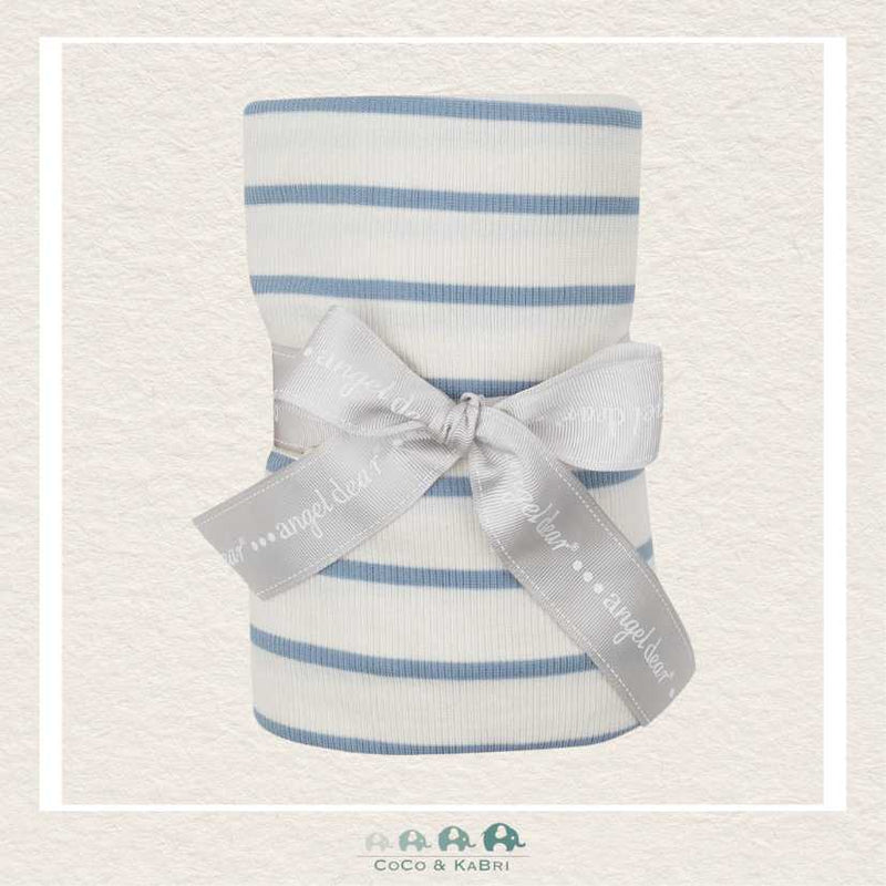 Angel Dear Ribbed Stripe Glacier Lake - Swaddle Blanket, CoCo & KaBri Children's Boutique