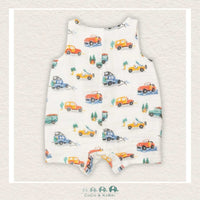 Angel Dear: Shortie Romper - Off Road Adventures, CoCo & KaBri Children's Boutique