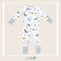 Angel Dear Soft Dinos 2 Way Zipper Romper, CoCo & KaBri Children's Boutique