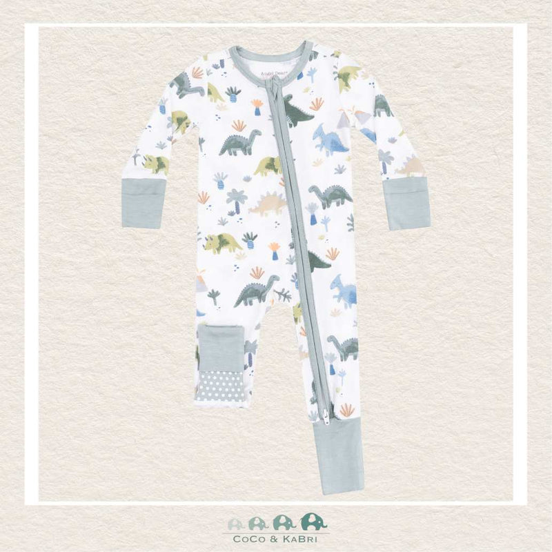Angel Dear Soft Dinos 2 Way Zipper Romper, CoCo & KaBri Children's Boutique