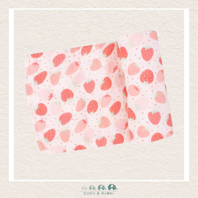 Angel Dear Strawberry Bliss Swaddle Blanket, CoCo & KaBri Children's Boutique