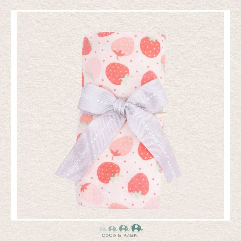 Angel Dear Strawberry Bliss Swaddle Blanket, CoCo & KaBri Children's Boutique