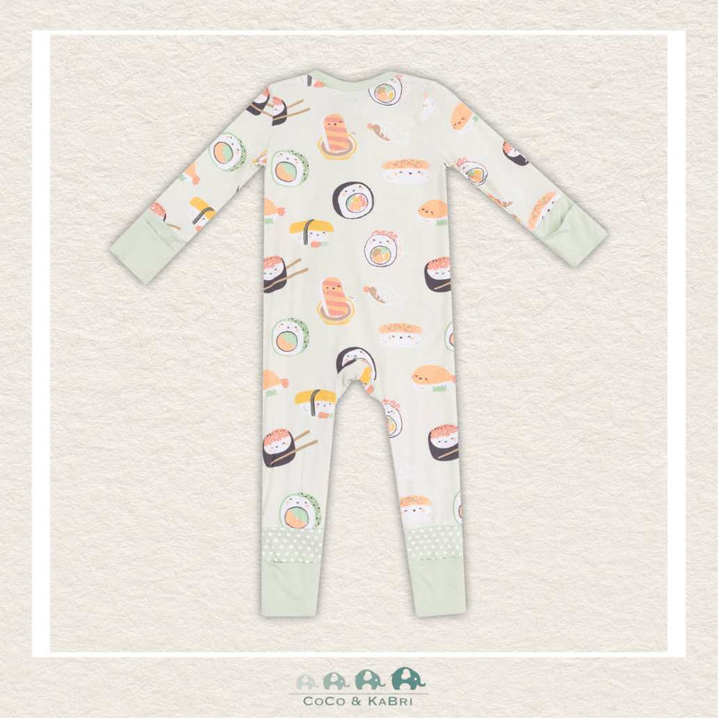 Angel Dear Sushi Green 2 Way Zipper Romper, CoCo & KaBri Children's Boutique