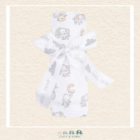 Angel Dear: Vintage Elephant Swaddle Blanket, CoCo & KaBri Children's Boutique