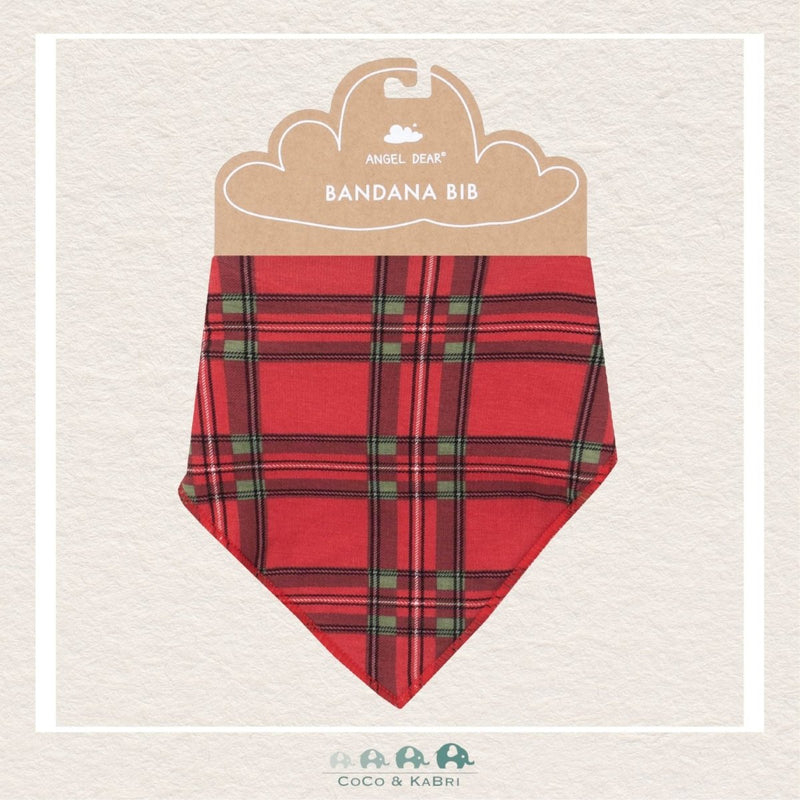 Angel Dear: Vintage Holiday Plaid - Bandana Bib, CoCo & KaBri Children's Boutique