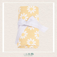 Angel Dear Yellow Mod Daisy Swaddle Blanket, CoCo & KaBri Children's Boutique