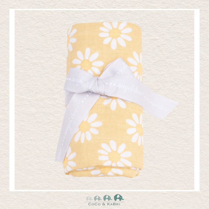 Angel Dear Yellow Mod Daisy Swaddle Blanket, CoCo & KaBri Children's Boutique