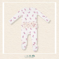 Angel Dear:Petite Cowgirl Boots - 2 Way Zipper Ruffle Back Footie, CoCo & KaBri Children's Boutique