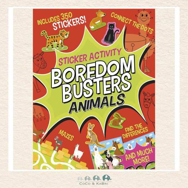 Boredom Busters: Animals Sticker Activity, CoCo & KaBri Children's Boutique, Brooks Alberta Canada