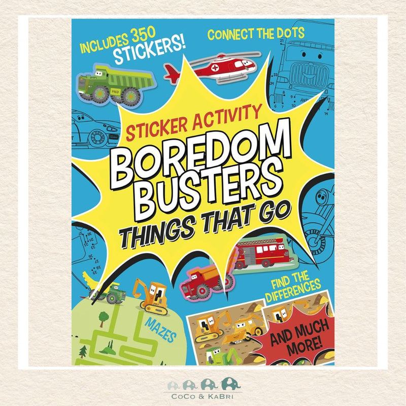 Boredom Busters: Things That Go Sticker Activity, CoCo & KaBri Children's Boutique