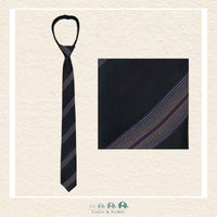 Boys Zipper Tie - Purple 21", CoCo & KaBri Children's Boutique