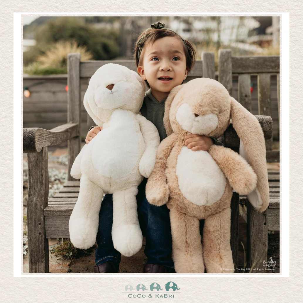 Bunnies by The Bay Big Floppy Nibble Bunny- Almond Joy 20", CoCo & KaBri Children's Boutique