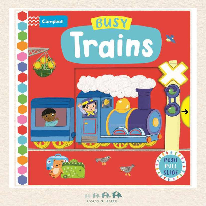 Busy Trains, CoCo & KaBri Children's Boutique