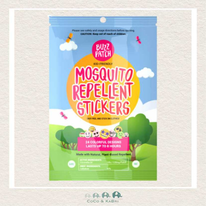 BuzzPatch Mosquito Repellant Patches (1 Package Of 24 patches), CoCo & KaBri Children's Boutique