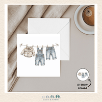 Card - 5" x 5" Card - Boy Outfits, CoCo & KaBri Children's Boutique, Brooks Alberta Canada