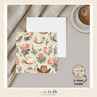 Card - 5" x 5" Card - Cowgirl Hat, CoCo & KaBri Children's Boutique