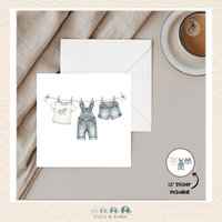 Card - 5" x 5" Card - Girl Outfits, CoCo & KaBri Children's Boutique, Brooks Alberta Canada