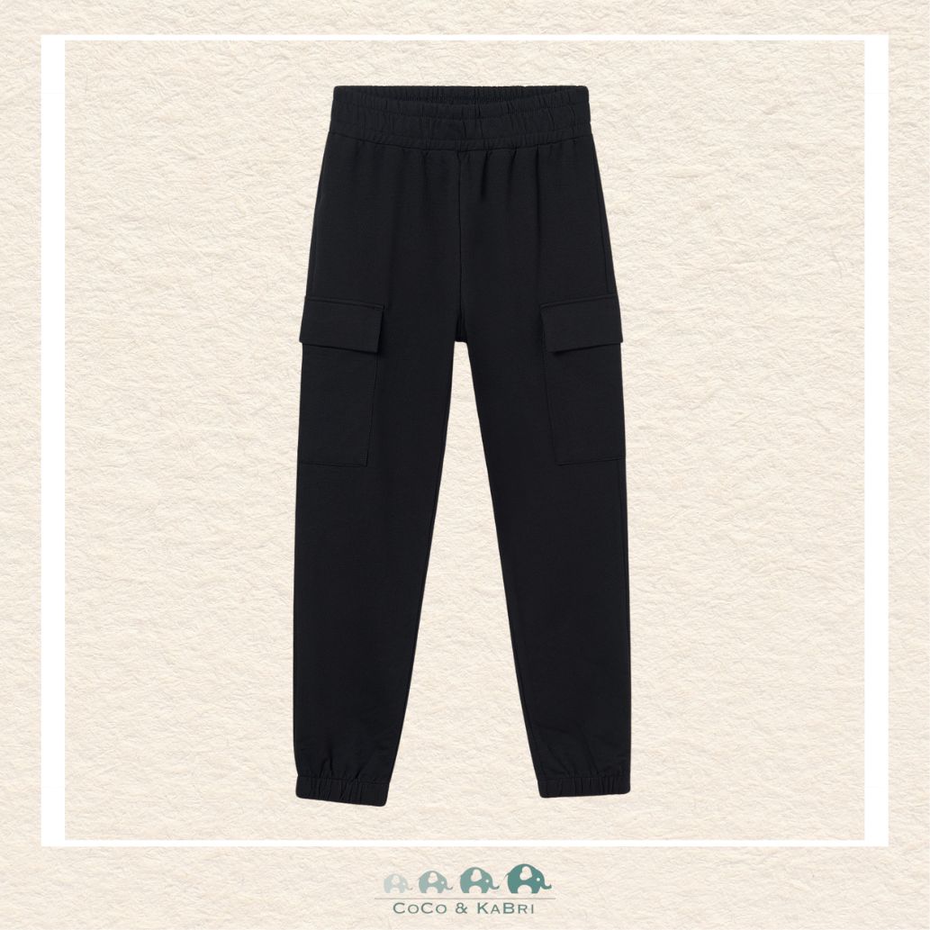 Cargo jogger pant Black, CoCo & KaBri Children's Boutique