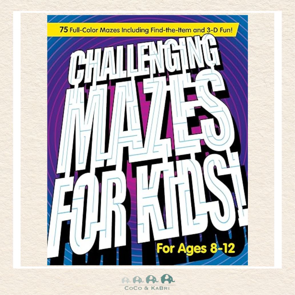 Challenging Mazes for Kids, CoCo & KaBri Children's Boutique