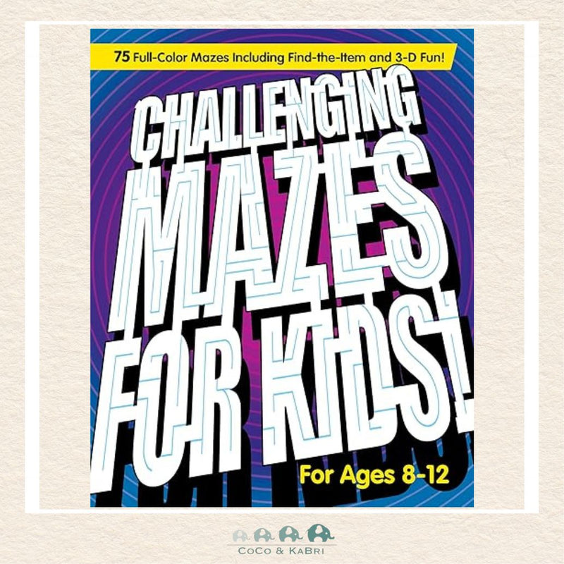 Challenging Mazes for Kids, CoCo & KaBri Children's Boutique
