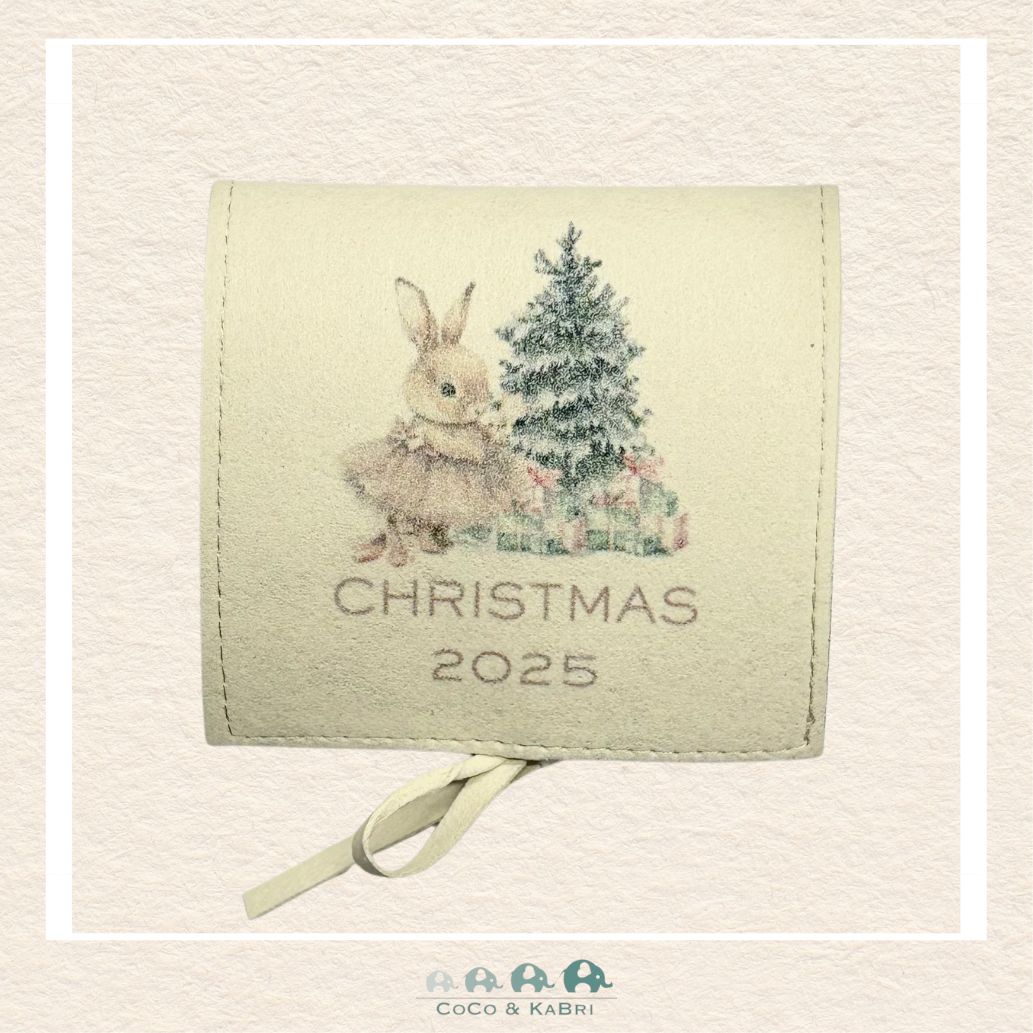 Christmas Ornament (Ceramic) - Bunny 2025 (Made to Order), CoCo & KaBri Children's Boutique