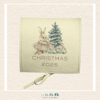 Christmas Ornament (Ceramic) - Bunny 2025 (Made to Order), CoCo & KaBri Children's Boutique
