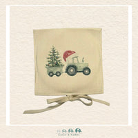 Christmas Ornament (Ceramic) - Merry Christmas Tractor (Made to Order), CoCo & KaBri Children's Boutique