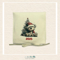 Christmas Ornament (Ceramic) - Teddy Bear Santa Hat (Made to Order), CoCo & KaBri Children's Boutique