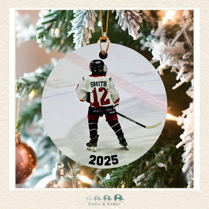 Christmas Ornament (Ceramic) - With Your Photo (Made To Order), CoCo & KaBri Children's Boutique