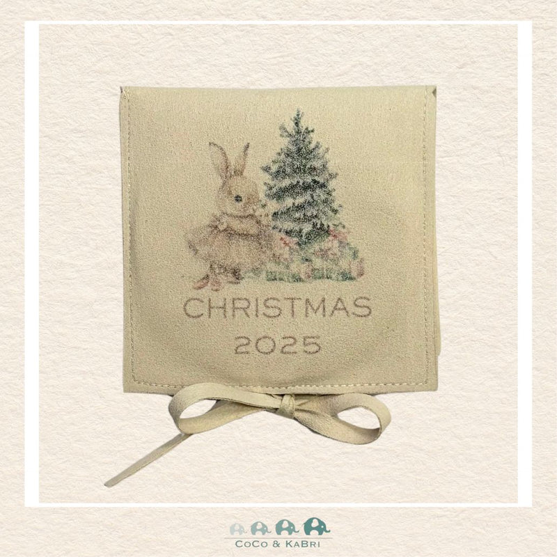 Christmas Ornament (MDF) - Pink Bunny (Made to Order), CoCo & KaBri Children's Boutique
