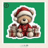 Christmas Stickers 1.5" Wide, CoCo & KaBri Children's Boutique