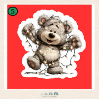 Christmas Stickers 1.5" Wide, CoCo & KaBri Children's Boutique