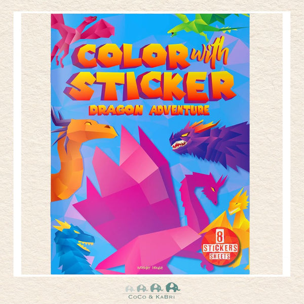Color with Sticker - Dragon Adventure, CoCo & KaBri Children's Boutique, Brooks Alberta Canada