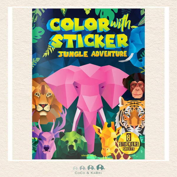 Color with Sticker - Jungle Adventure, CoCo & KaBri Children's Boutique, Brooks Alberta Canada