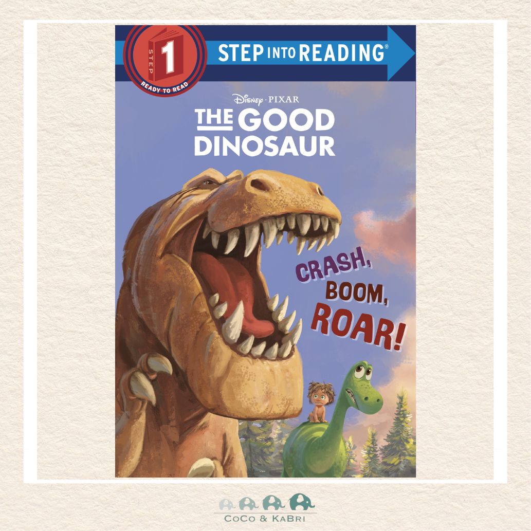 Crash, Boom, Roar! (Disney/Pixar The Good Dinosaur) (Step Into Reading 1), CoCo & KaBri Children's Boutique