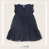 Creamie: Black Heart Mesh Dress, CoCo & KaBri Children's Boutique