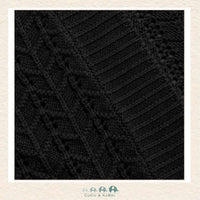 Creamie: Black Long Cardigan, CoCo & KaBri Children's Boutique