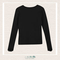 Creamie: Black Long Sleeve T-Shirt, CoCo & KaBri Children's Boutique