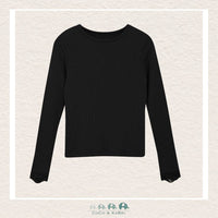 Creamie: Black Long Sleeve T-Shirt, CoCo & KaBri Children's Boutique
