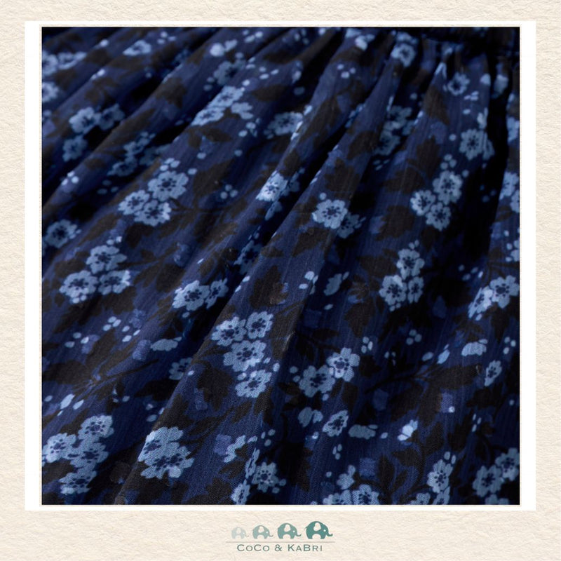 Creamie: Blue Flower Dobby Skirt, CoCo & KaBri Children's Boutique