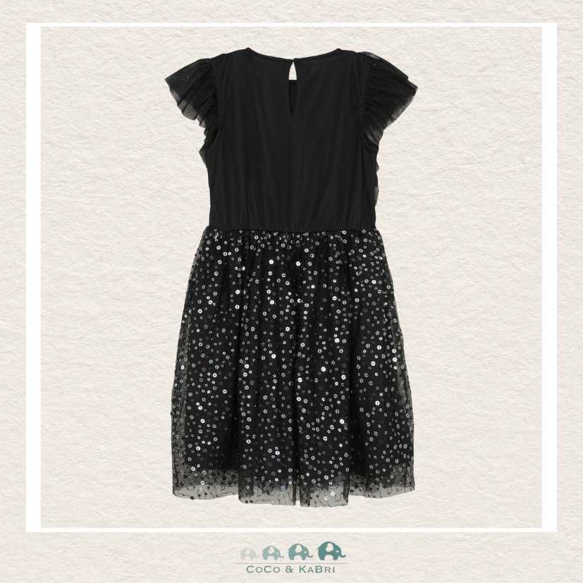 Creamie Girls Black Sparkle Dress, CoCo & KaBri Children's Boutique