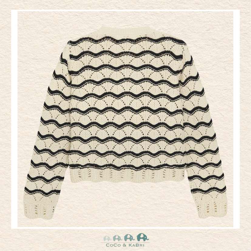 Creamie Girls: Black & White Cardigan, CoCo & KaBri Children's Boutique